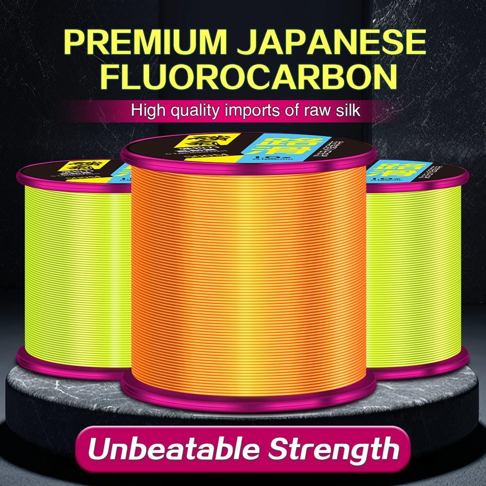 Ice Fishing Line - ZUKIBO 500m Fluorocarbon Coating Fishing Line
