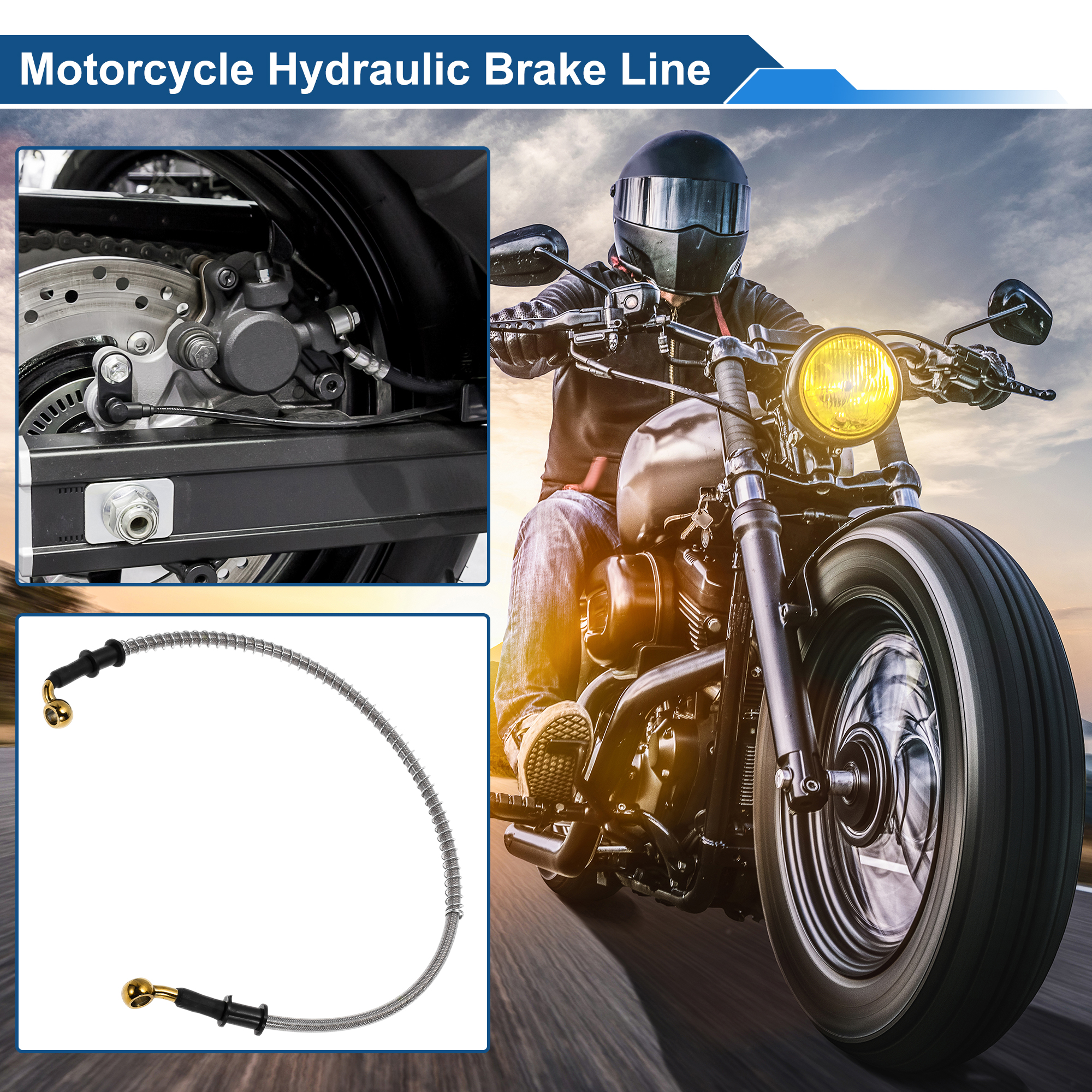 UXCELL 60cm Motorcycle Brake C - Braided Line incelemesi ve fiyatı