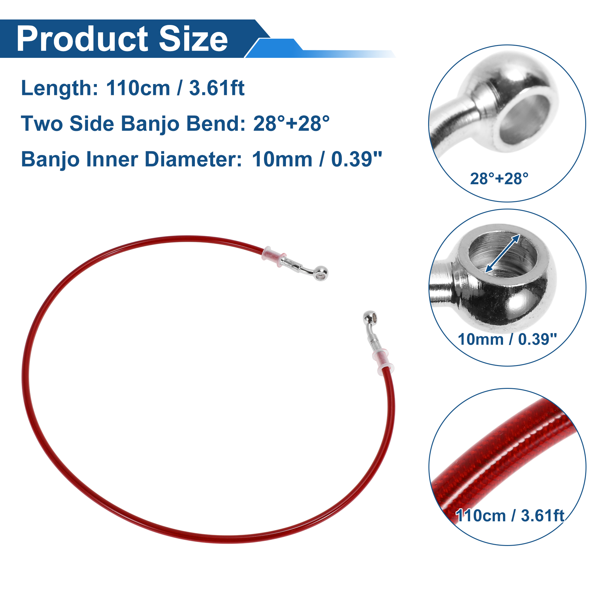 Motoforti 110cm Motorcycle Bra - Braided Line incelemesi ve fiyatı