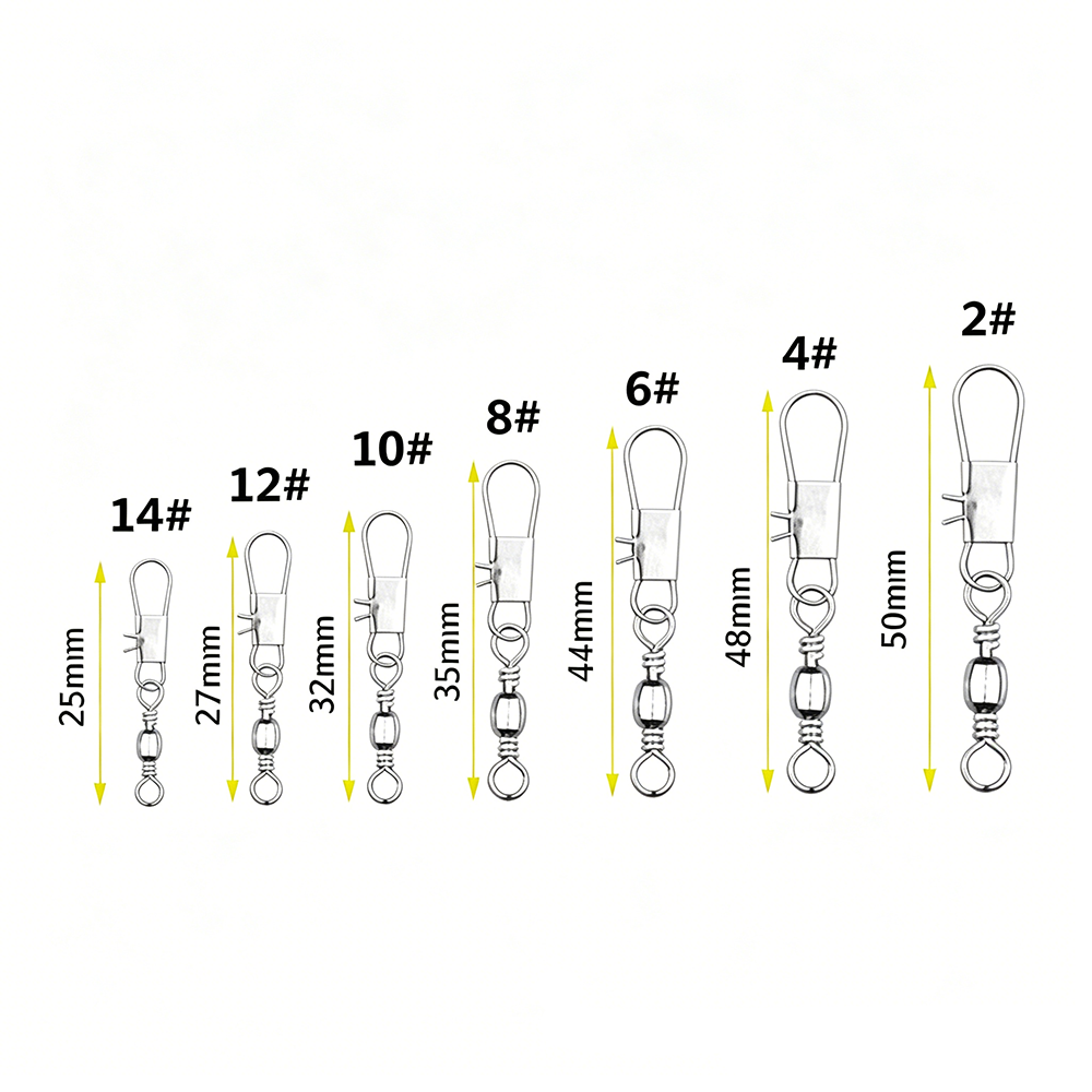 50Pc/box Stainless Steel Swive - Fishing Line Box incelemesi ve fiyatı