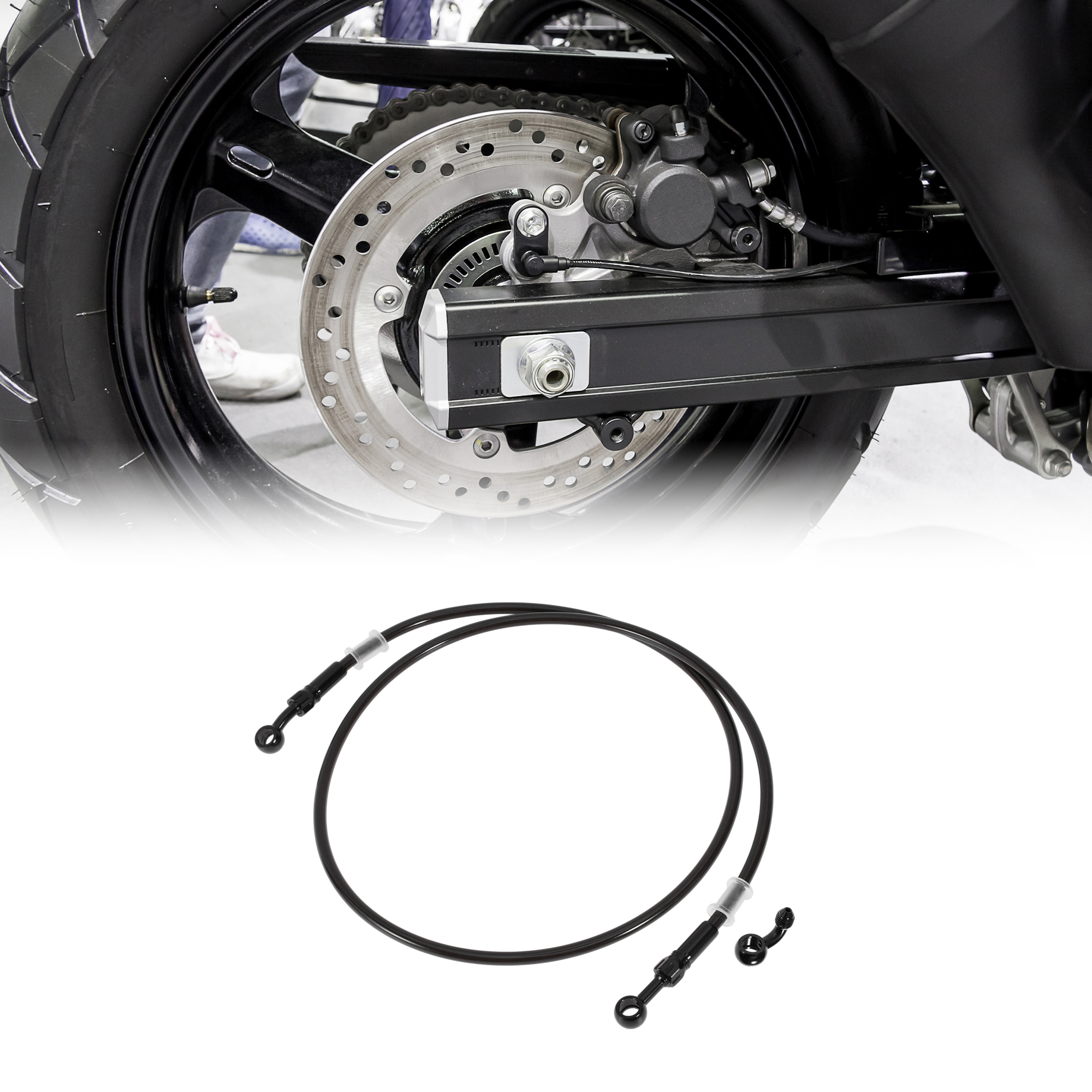 UXCELL 130cm Motorcycle Brake  - Braided Line incelemesi ve fiyatı