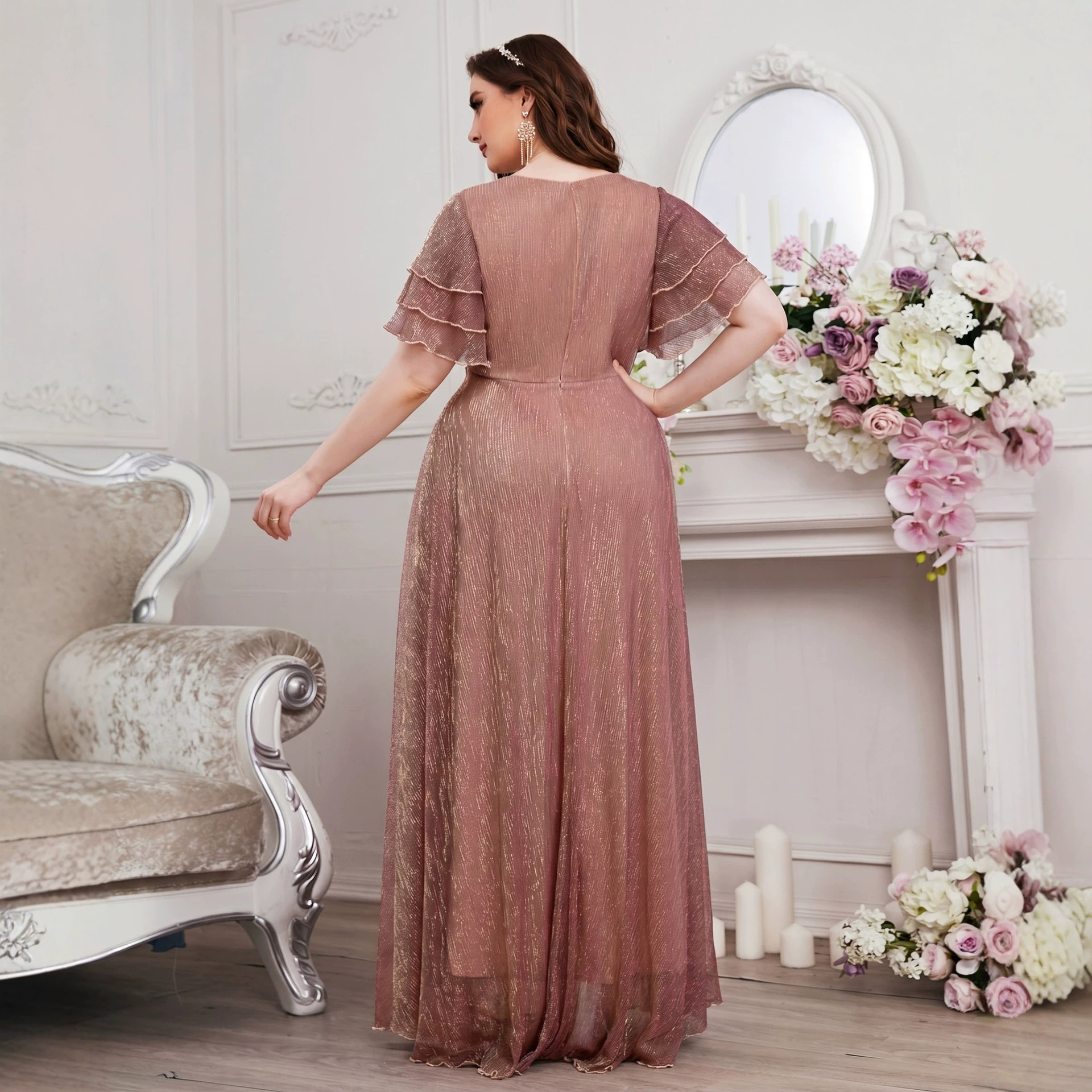 Luxury Curvy Blush Gold Glitte - Fly Line incelemesi ve fiyatı