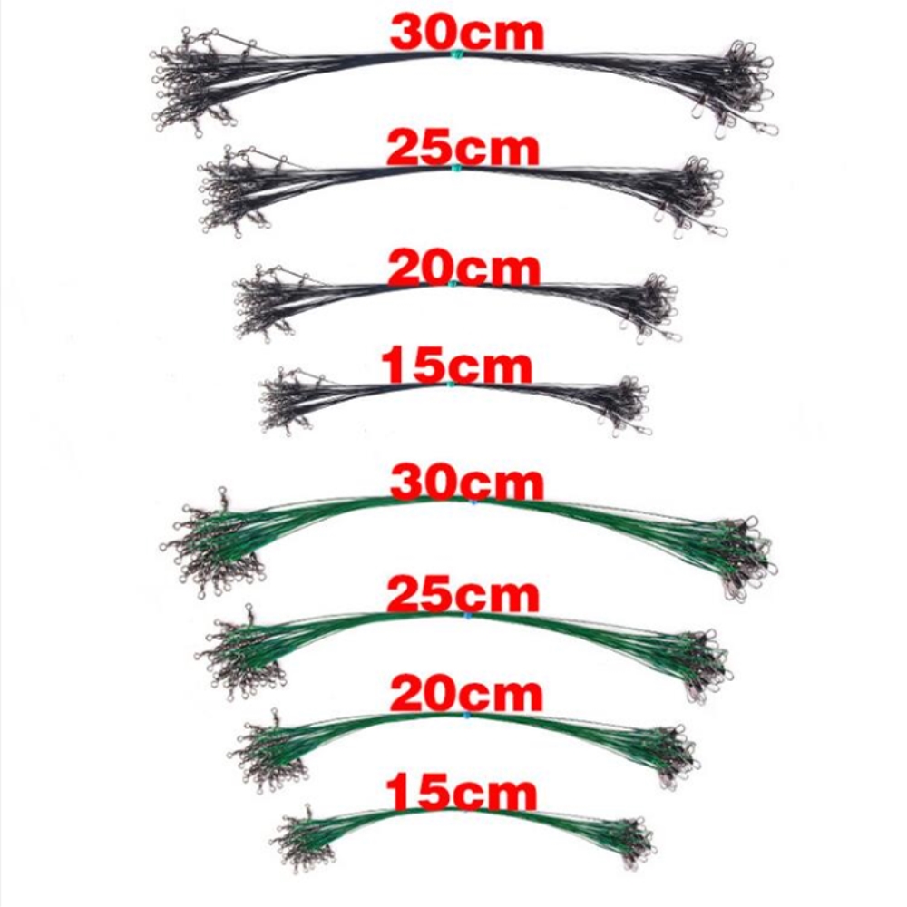 10pcs/lot Anti Bite Steel Fish - Leader Line incelemesi ve fiyatı