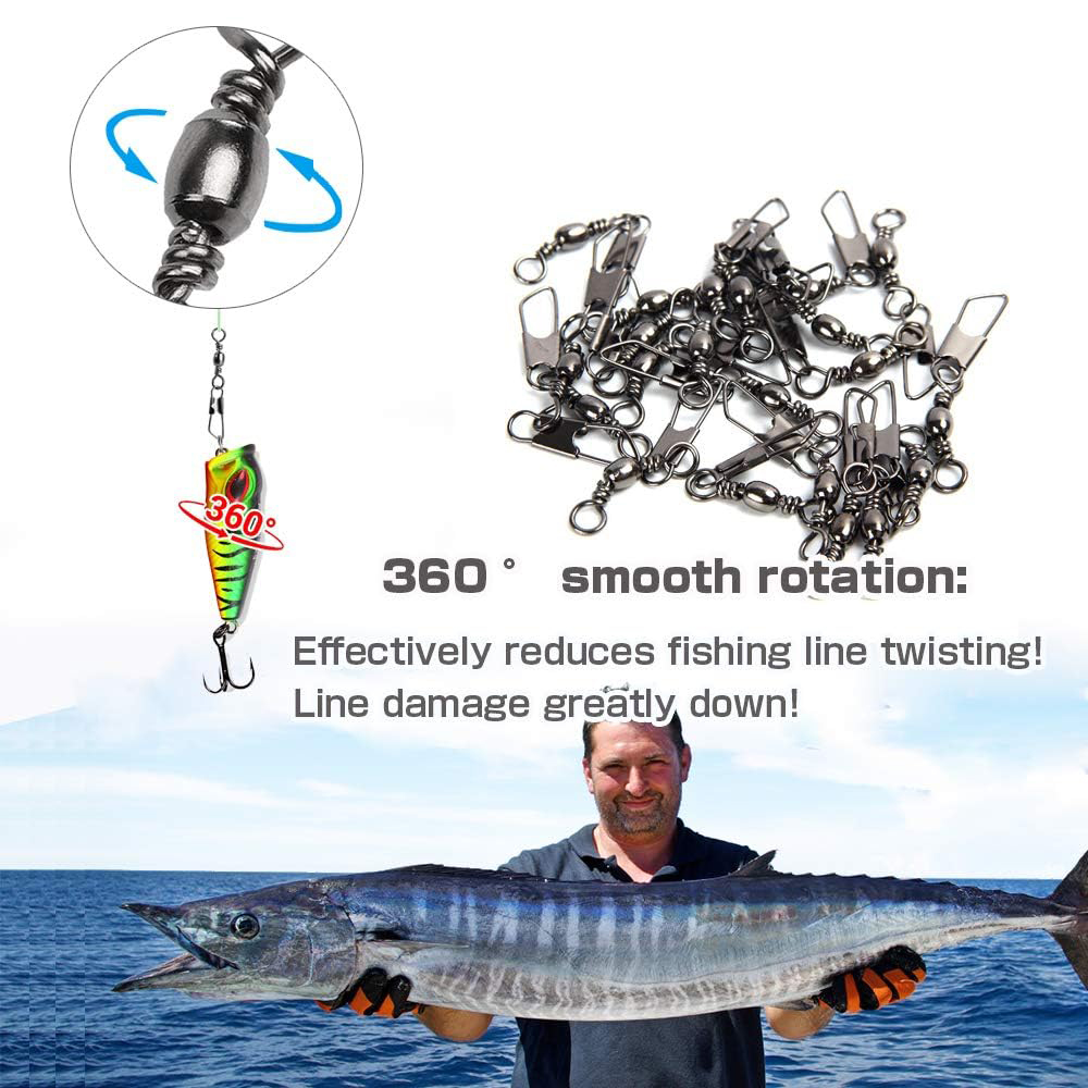 50Pcs Stainless Steel Snap Swi - Monofilament Line incelemesi ve fiyatı