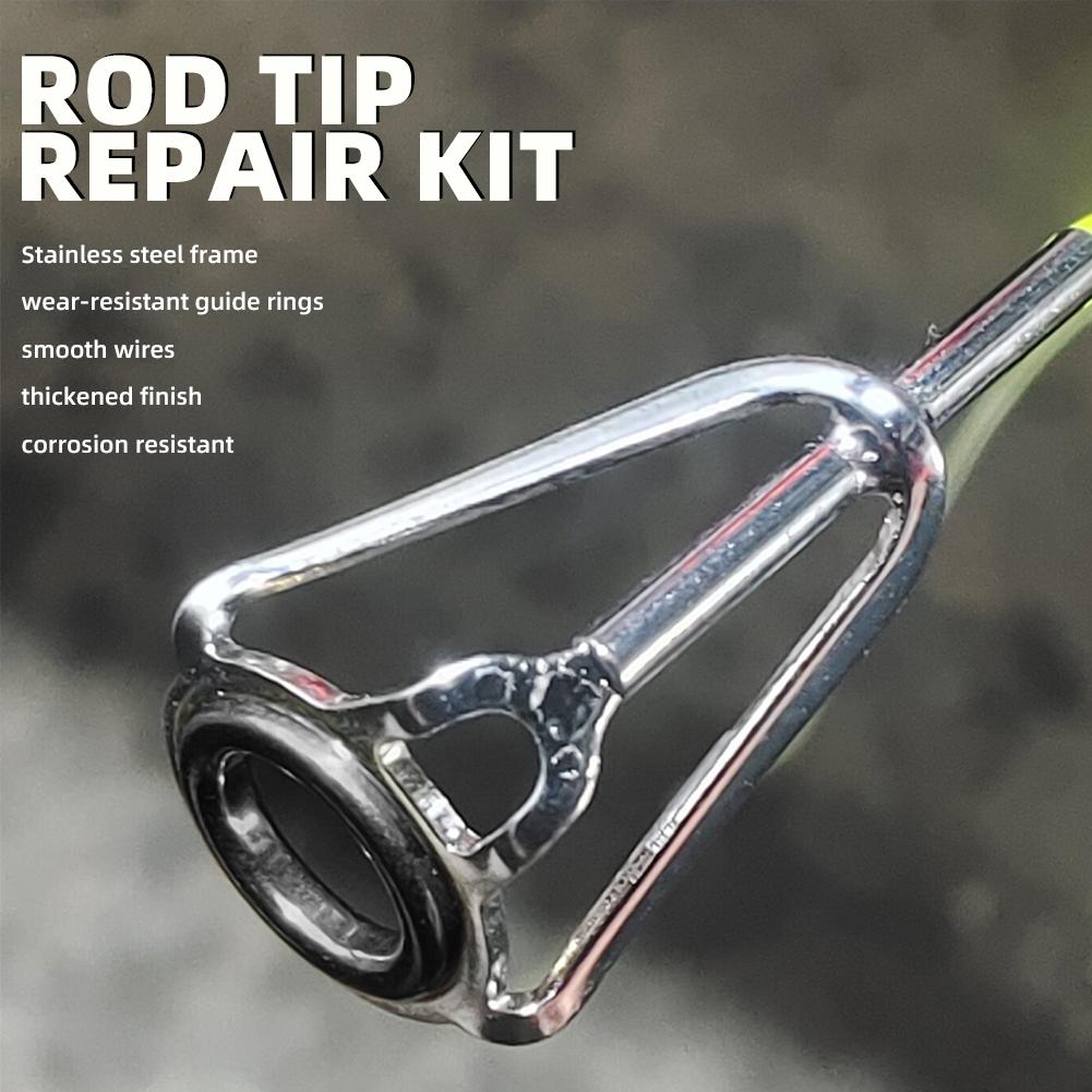 Rod Tip Repair Kit 10pcs Fishi - Fishing Line Winder incelemesi ve fiyatı