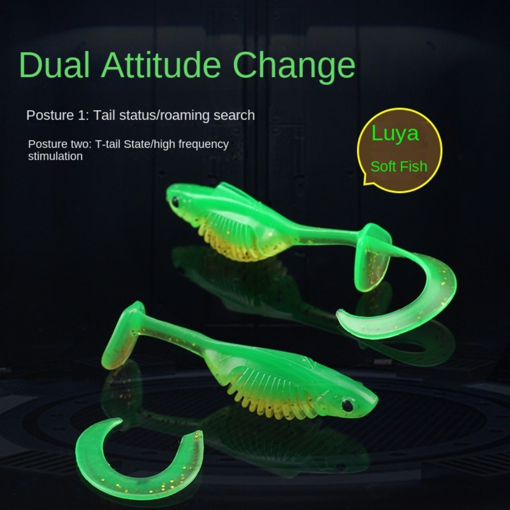 10PCS PVC Fishing Soft Lures 6 - Ice Fishing Line incelemesi ve fiyatı