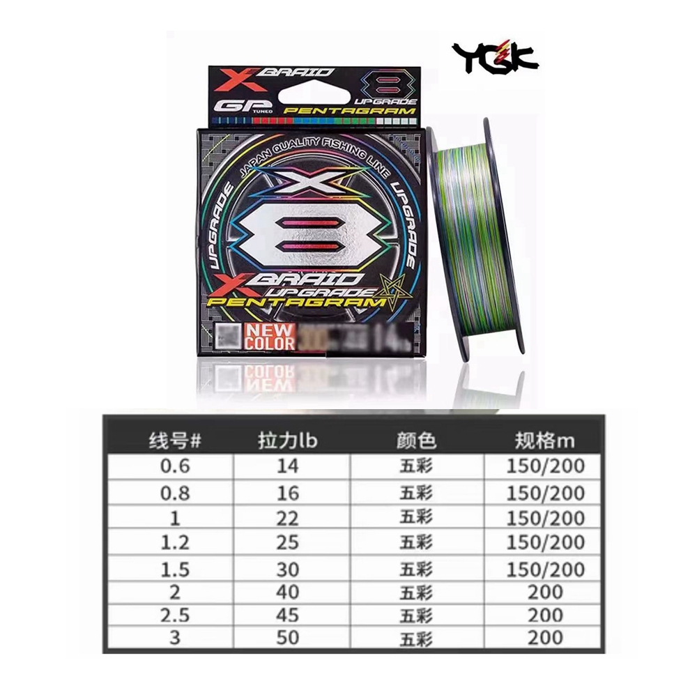 YGK X BRAID Upgrade X8 PENTAGR - Copolymer Line incelemesi ve fiyatı