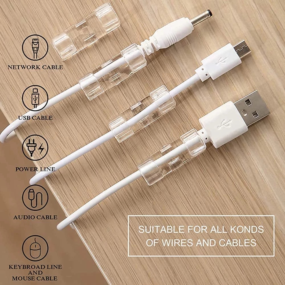 40PCS Cable Organizer Clips Ca - Tippet Line incelemesi ve fiyatı