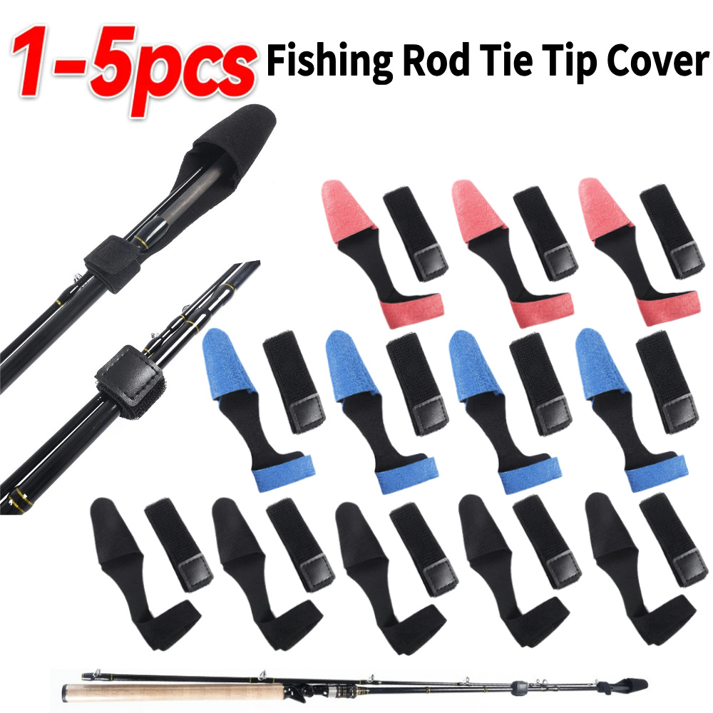 1-5PCS Fishing Rod Tie Tip Cov - Fishing Line Box incelemesi ve fiyatı