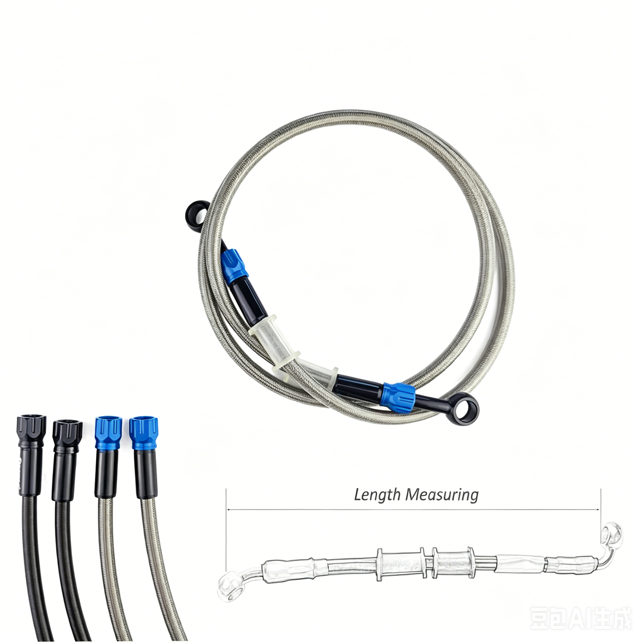 Motorcycle Brake Hose AN3 Brai - Braided Line incelemesi ve fiyatı