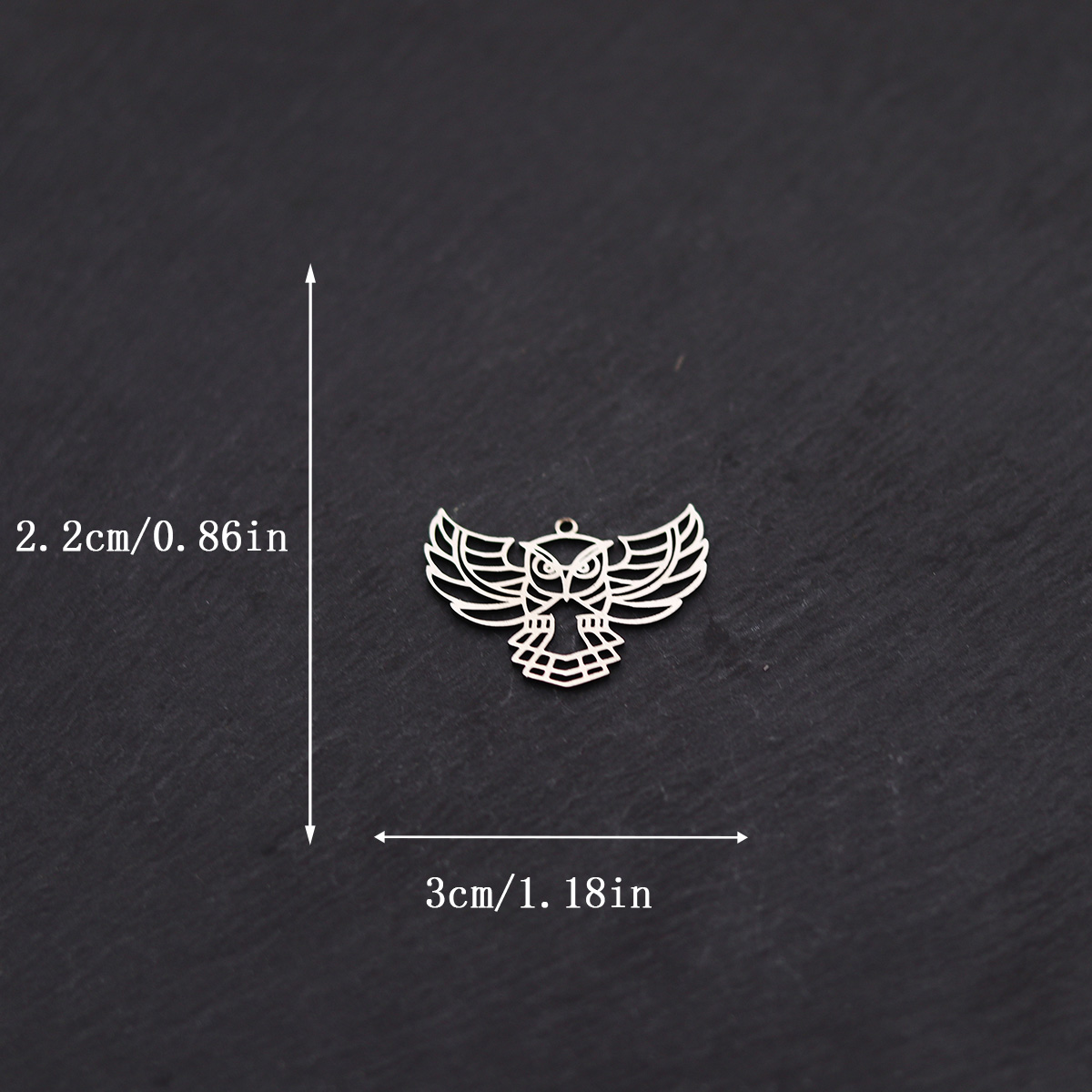 3pcs Owl Stainless Steel Charm - Fly Line incelemesi ve fiyatı