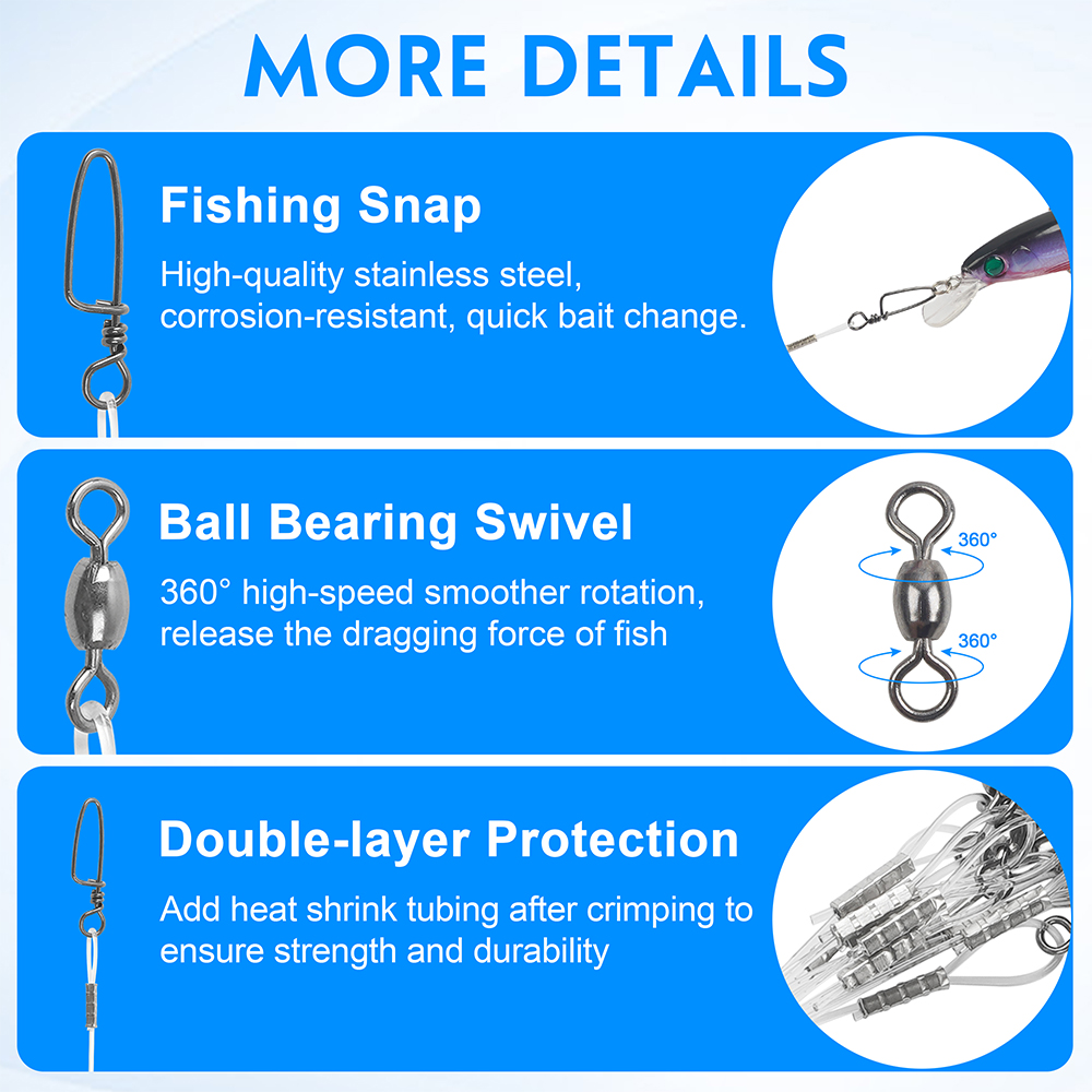 10Pcs Fluorocaron Fishing Lead - Fluorocarbon Line incelemesi ve fiyatı