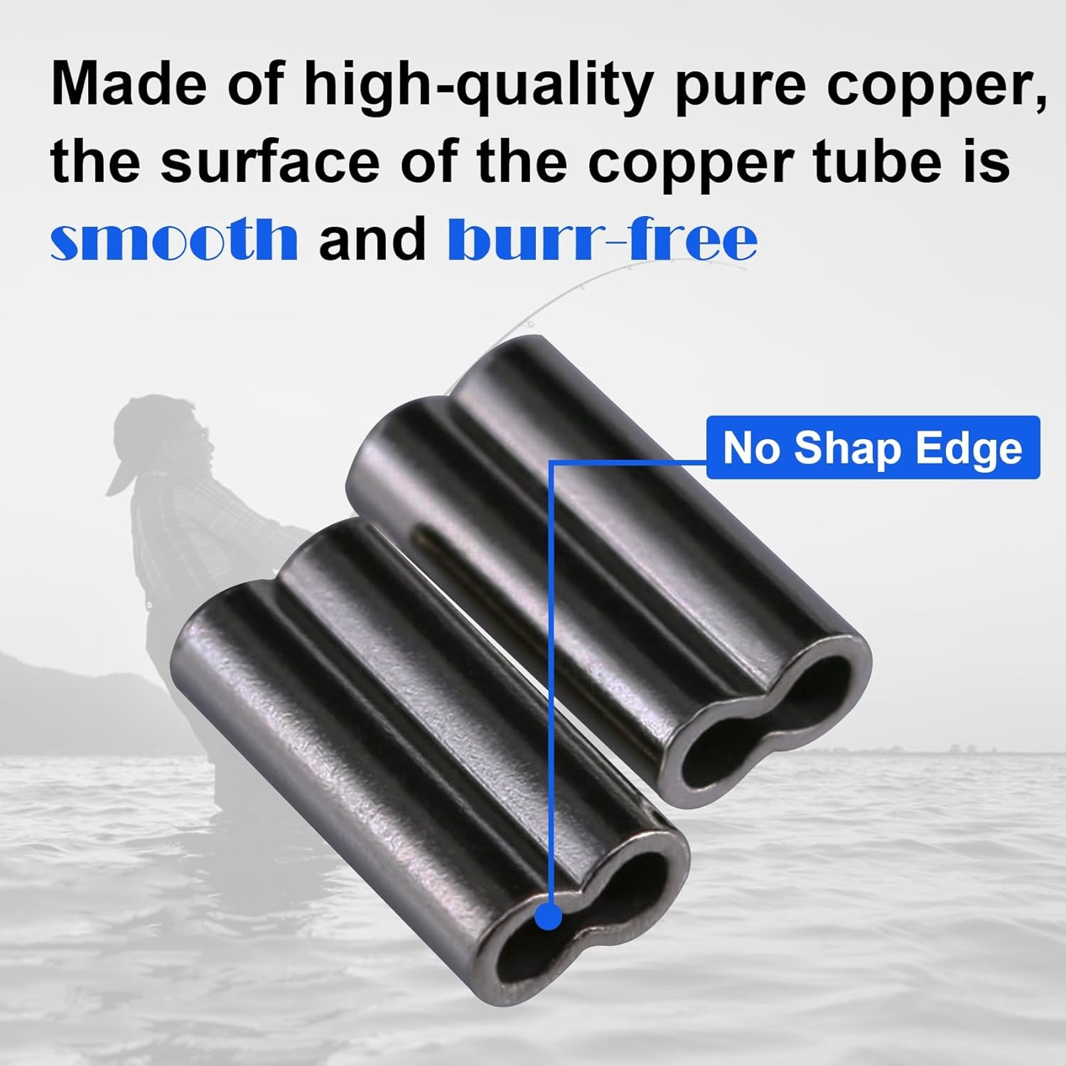 Copper Double Barrel Crimp Sle - Leader Line incelemesi ve fiyatı