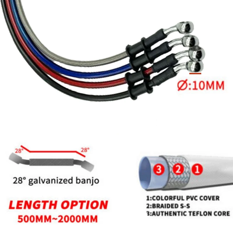 2X 30cm-220cm 28° Motorcycle H - Braided Line incelemesi ve fiyatı