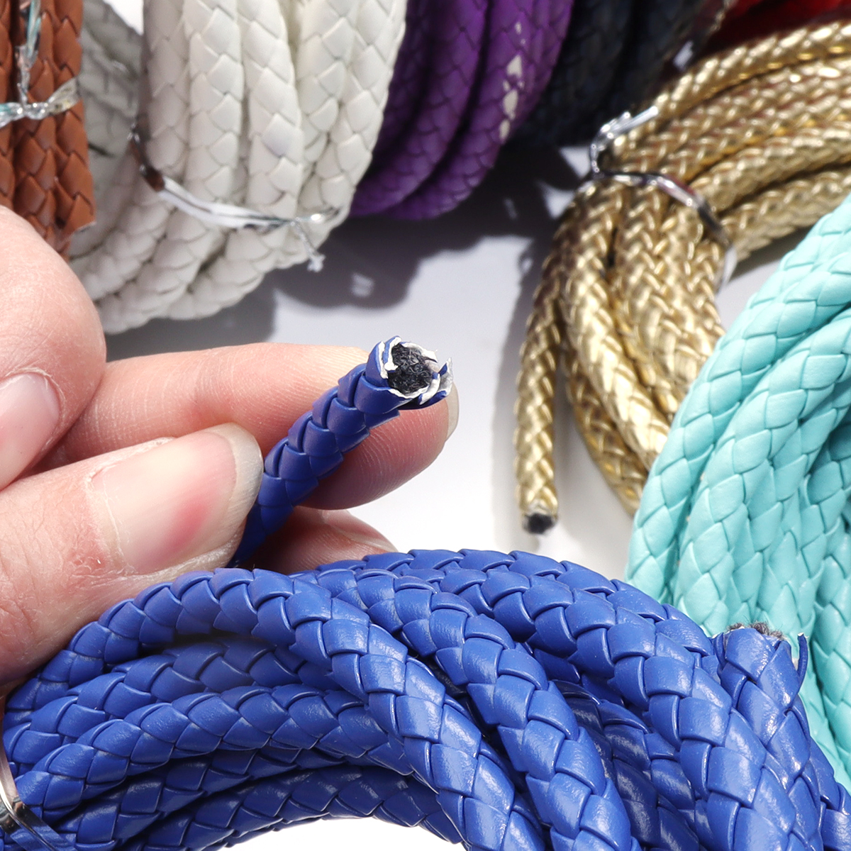 5 Yards/lot 6/7mm Braided Leat - Braided Line incelemesi ve fiyatı