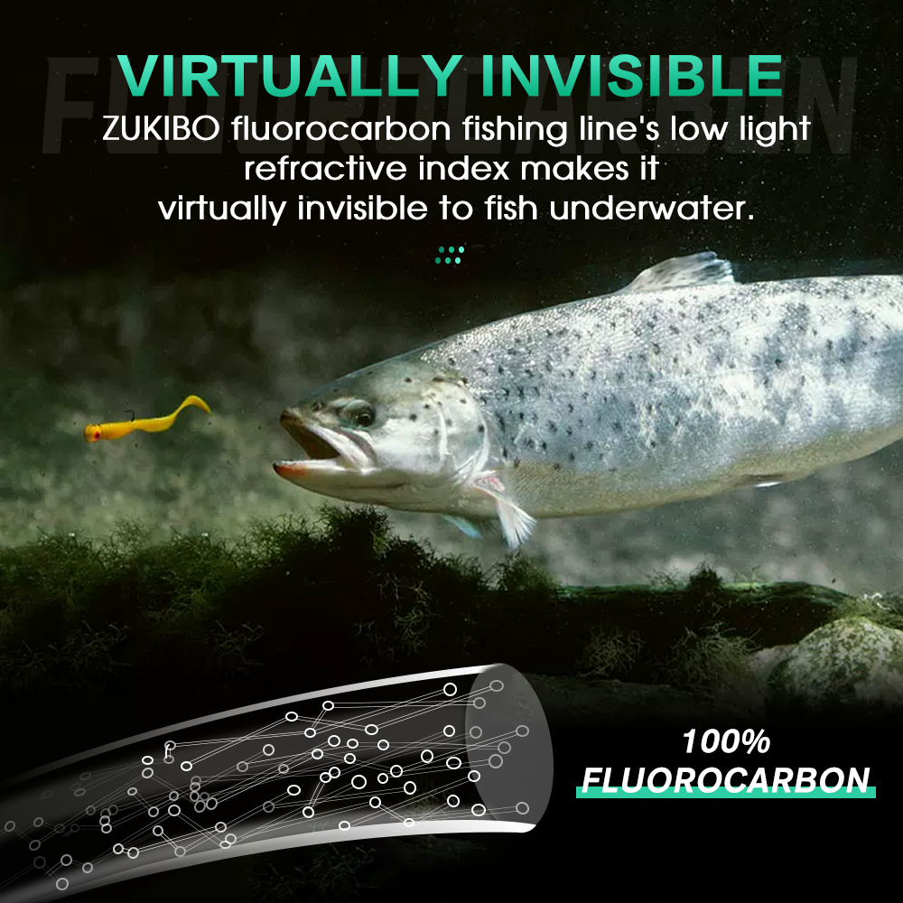 ZUKIBO 100% Fluorocarbon Fishi - Copolymer Line incelemesi ve fiyatı