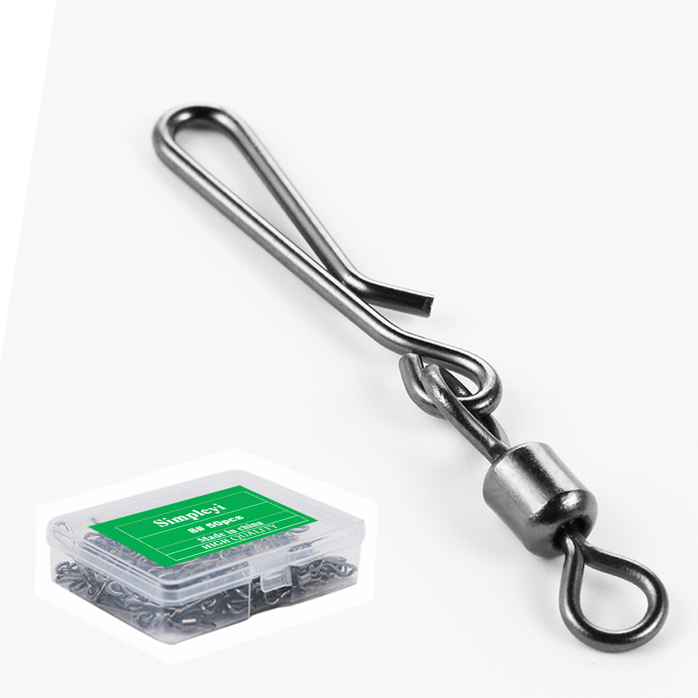 50pcs Box Rolling Swivel With  - Fishing Line Box incelemesi ve fiyatı